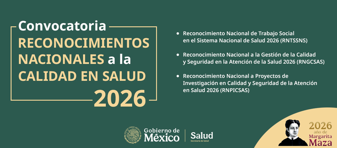 Convocatoria para Reconocimientos Nacionales a la Calidad en Salud 2026