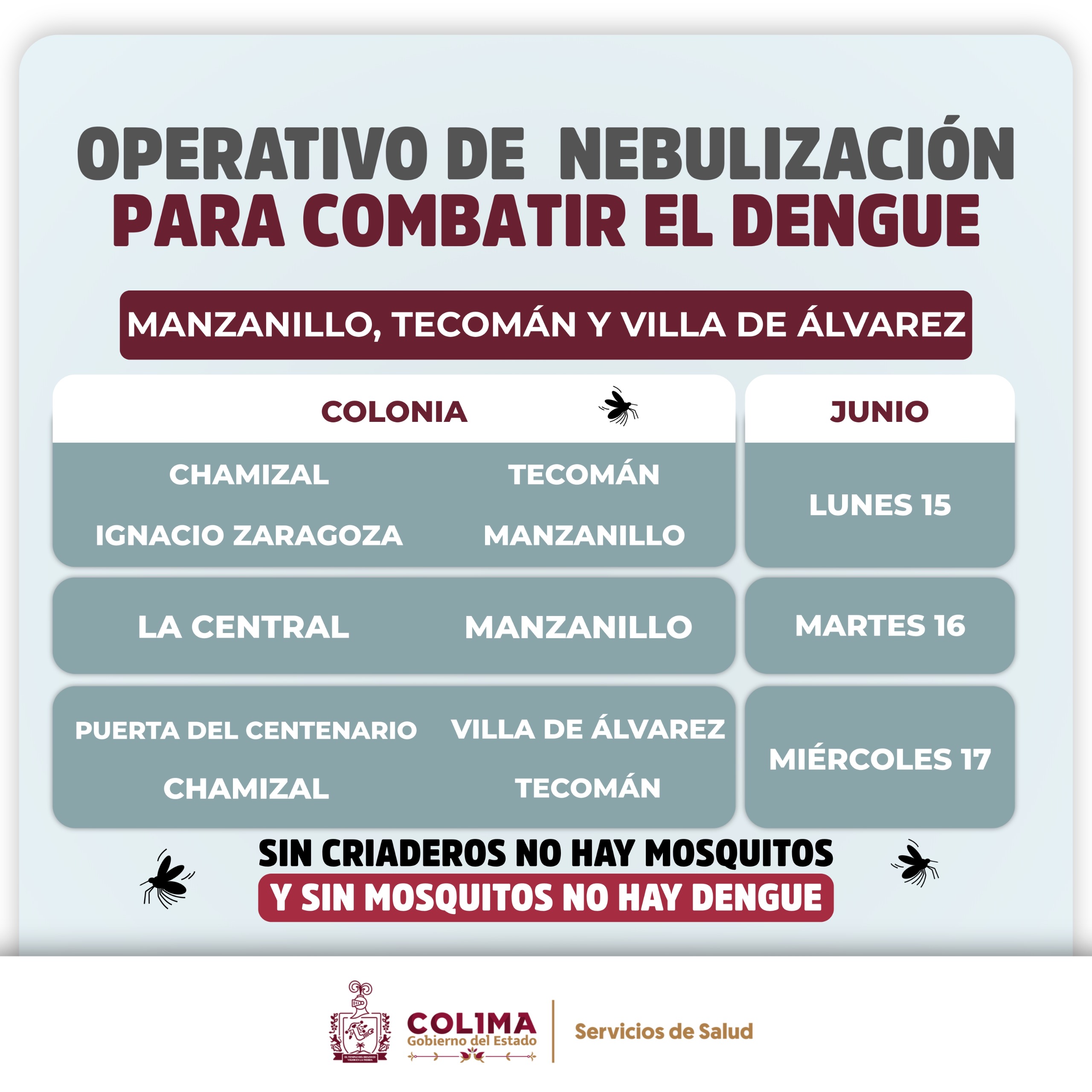 Operativo de nebulización